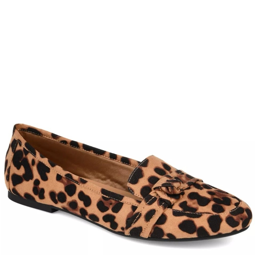 Journee Collection Marci Loafer Leopard Print Wide Size Never used